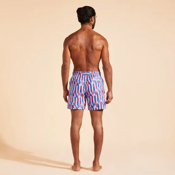 VILEBREQUIN Men Swim Shorts Embroidered Graphic Glass - Limited Edition