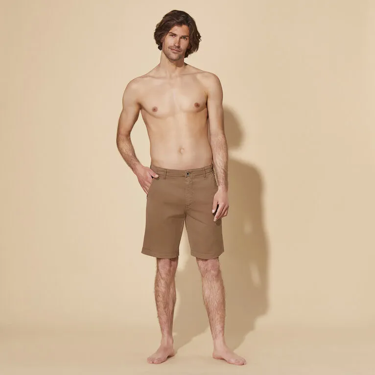 VILEBREQUIN Men Tencel Bermuda Shorts Solid