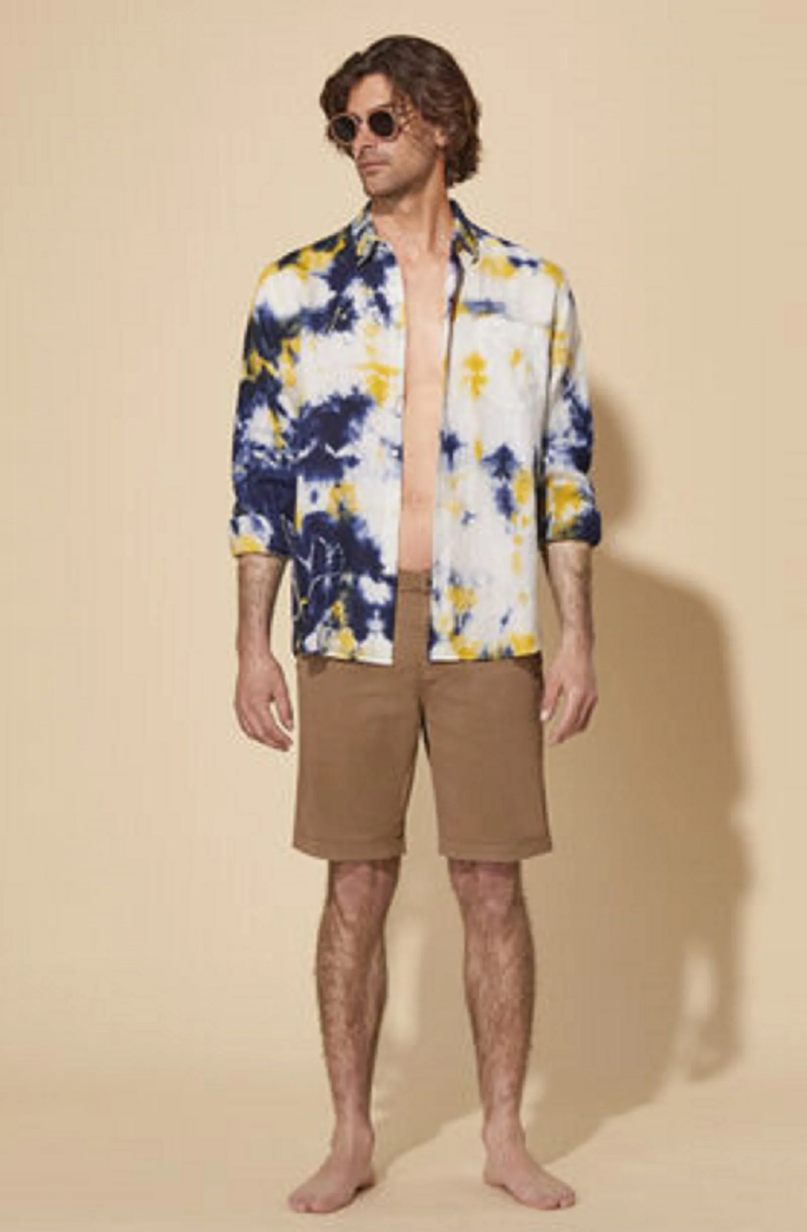 VILEBREQUIN Men Tencel Bermuda Shorts Solid