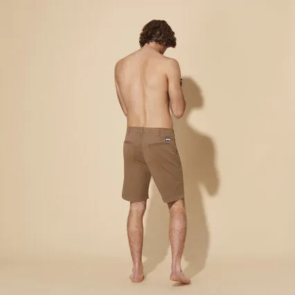 VILEBREQUIN Men Tencel Bermuda Shorts Solid