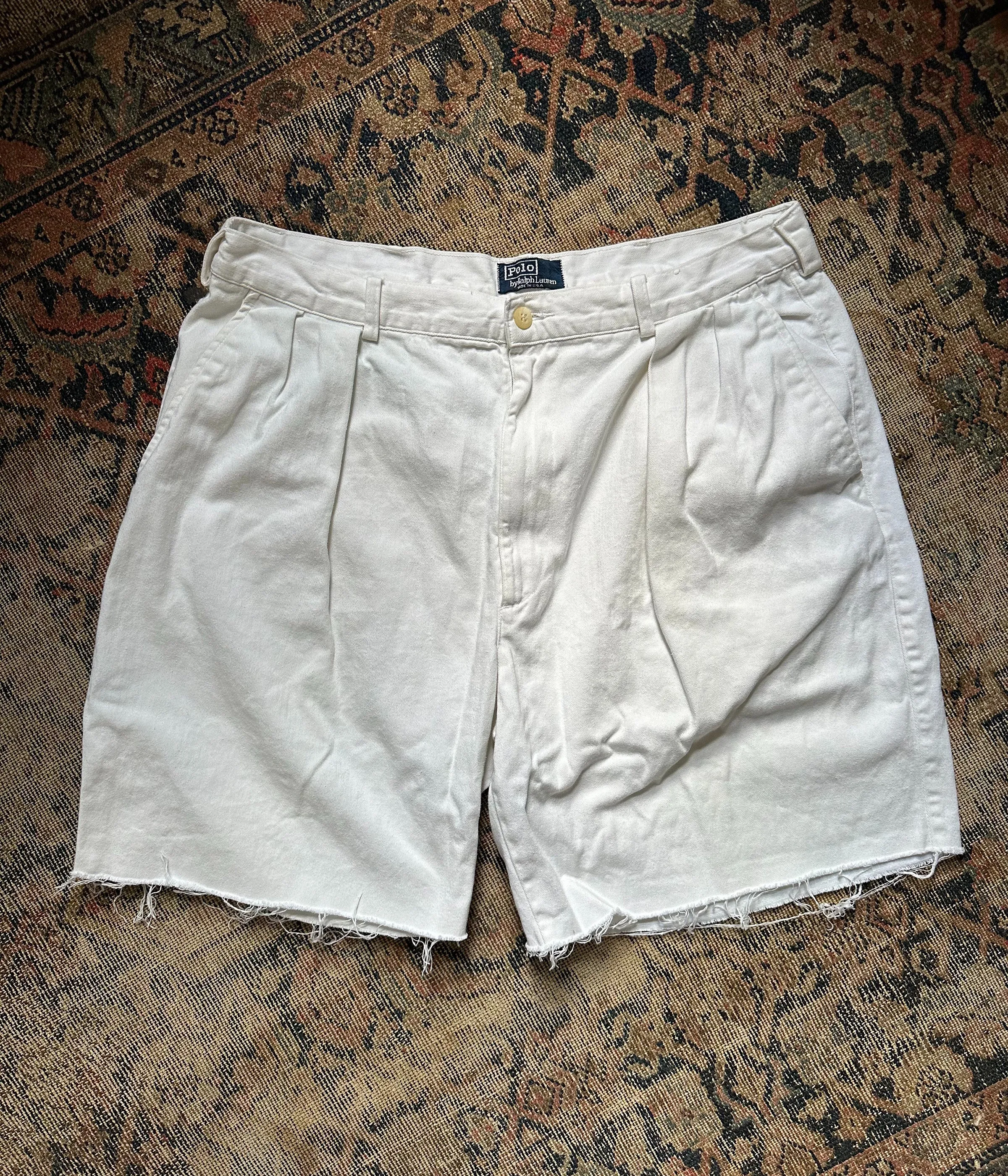 Vintage Polo Chino Pleated Shorts