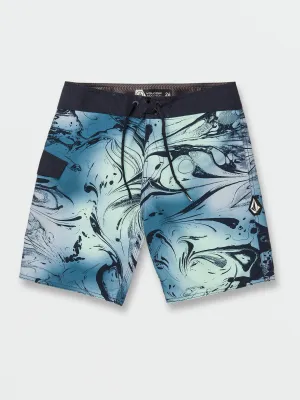 Volcom Big Boys Marble Stripe Mod Trunks