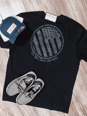 We will never surrender tee