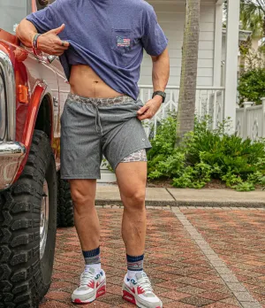 Wear Em Everywhere Shorts - Camo/Gray