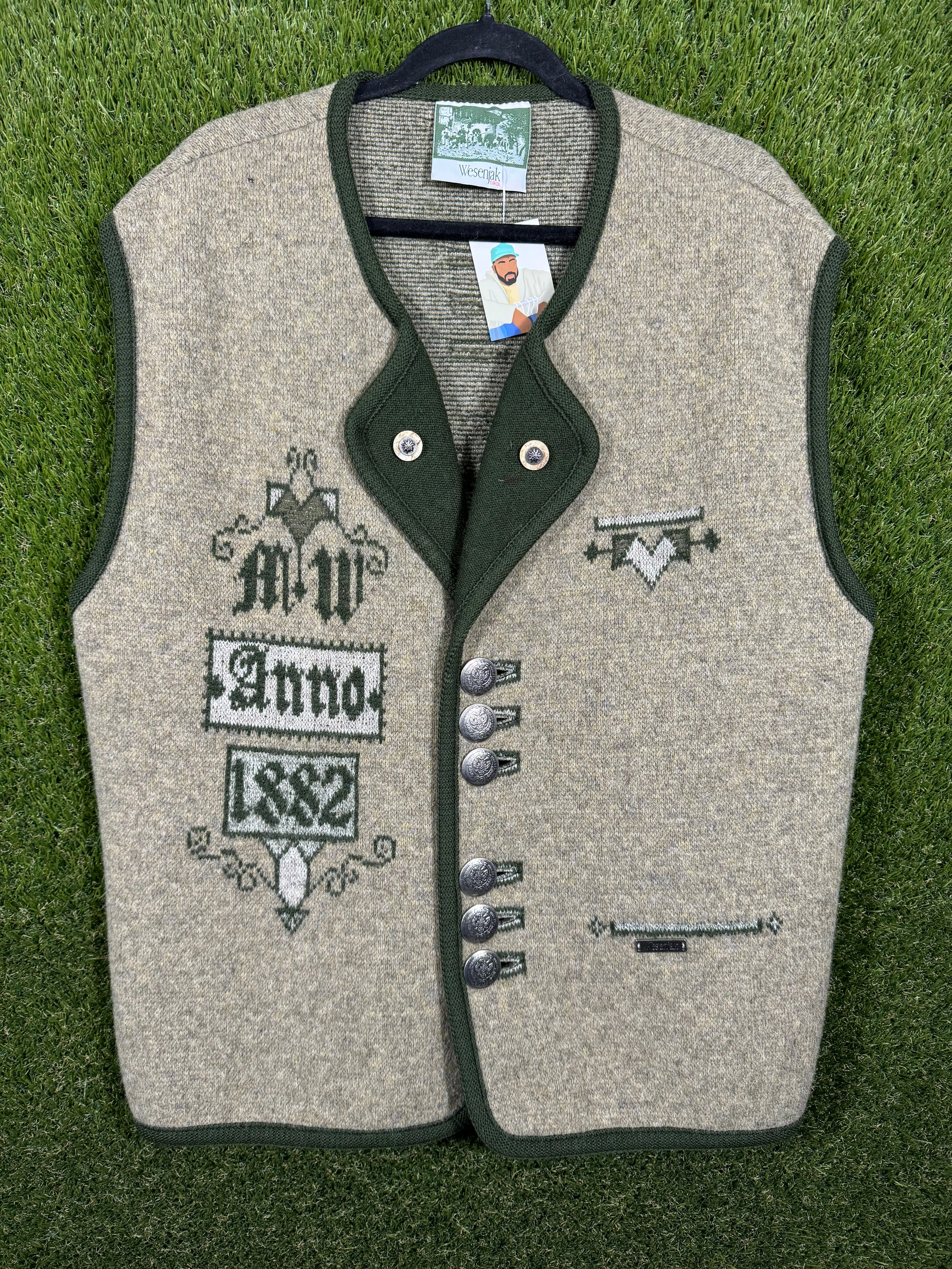 Wesenjak Vintage Men's Wool Vest