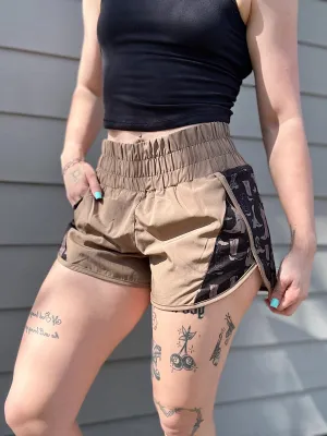 Western Athletic Shorts (Cowboy Boot)