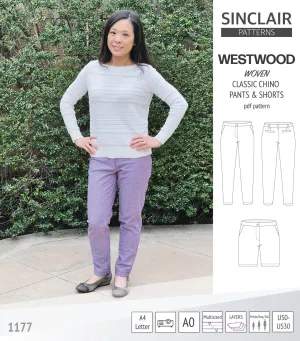 Westwood classic chino trousers for woven fabrics (PDF)