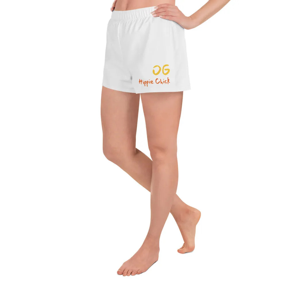 White Women's Athletic Shorts