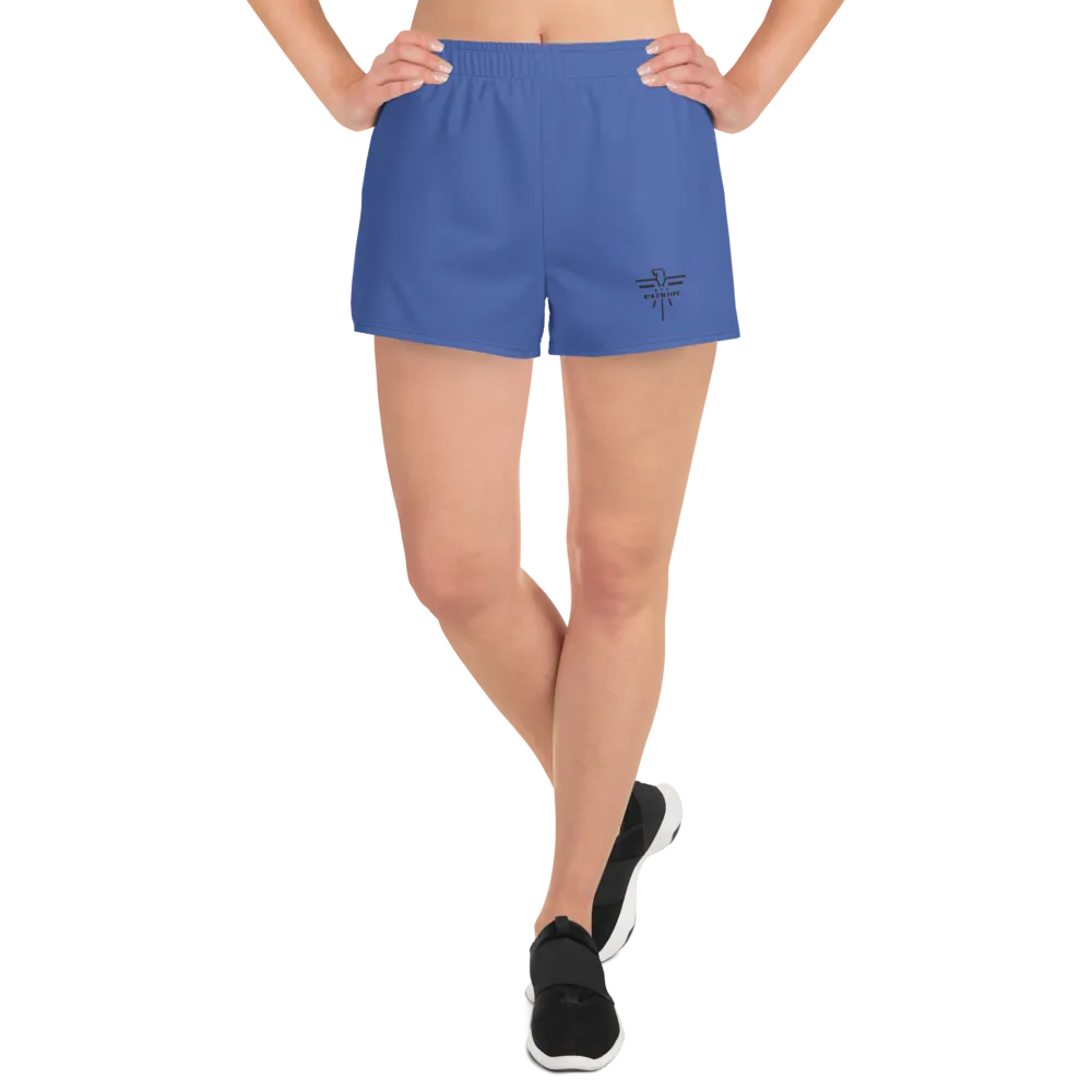 Women Athletic Shorts Indigo