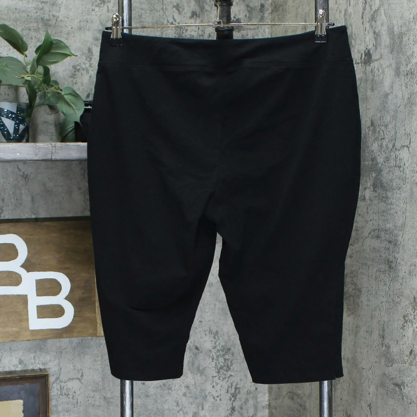 Women with Control With Control Wicked Pedal Pusher Pants Onyx Petite Large