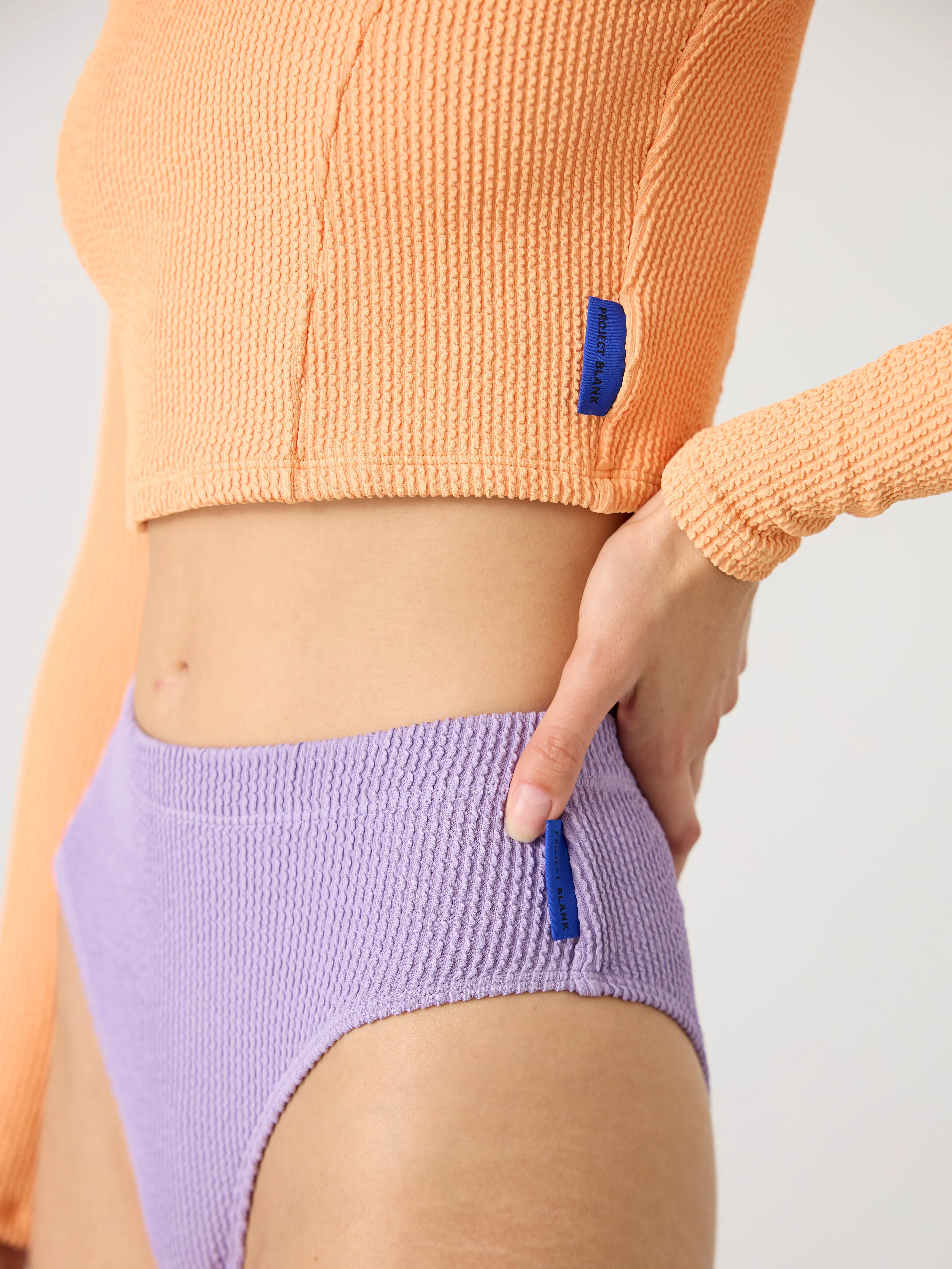 Womens Ocean Long sleeve crop | Calypso