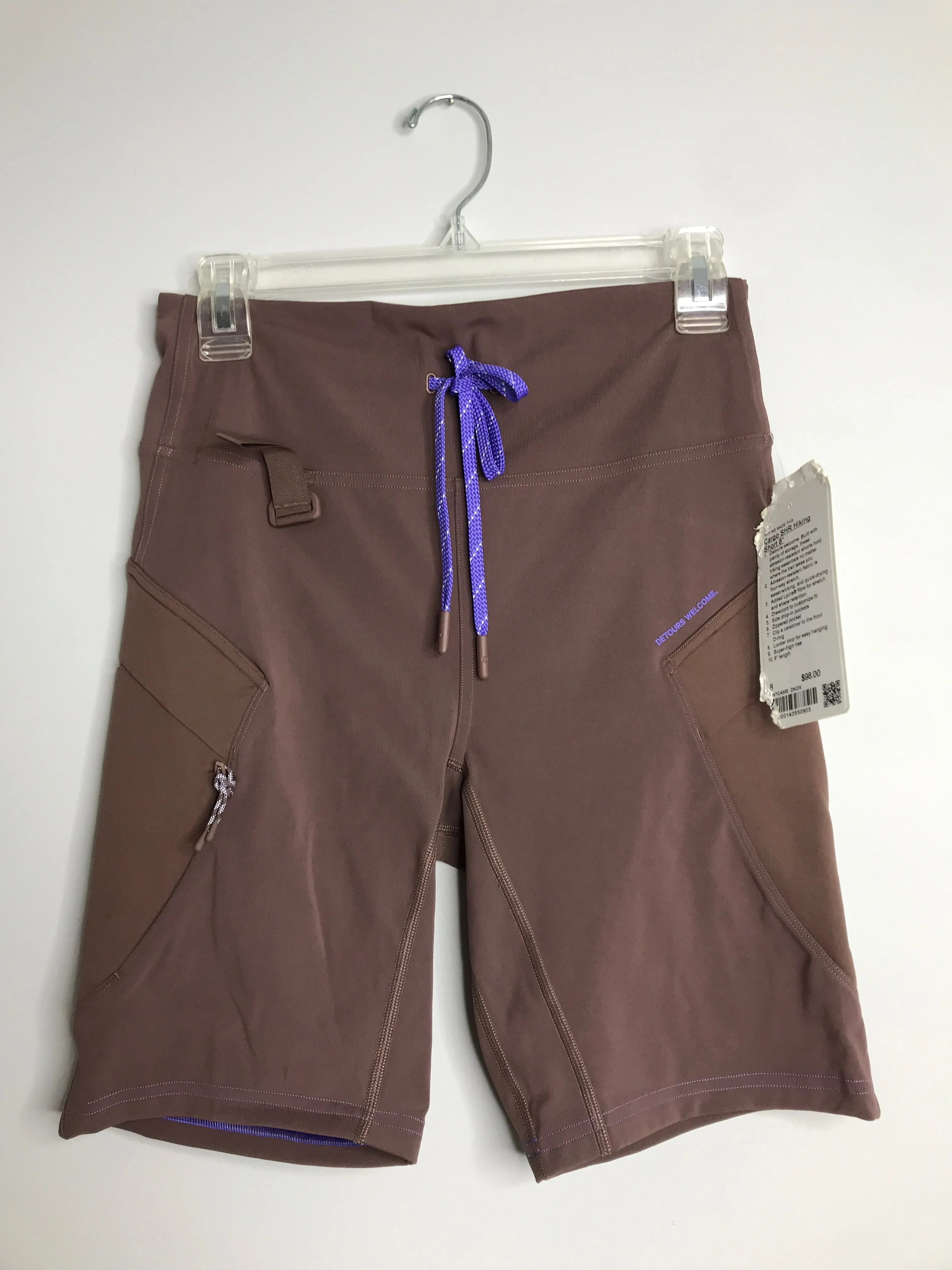 Womens Size 8 Misses Brown lululemon NWT Athletic Shorts