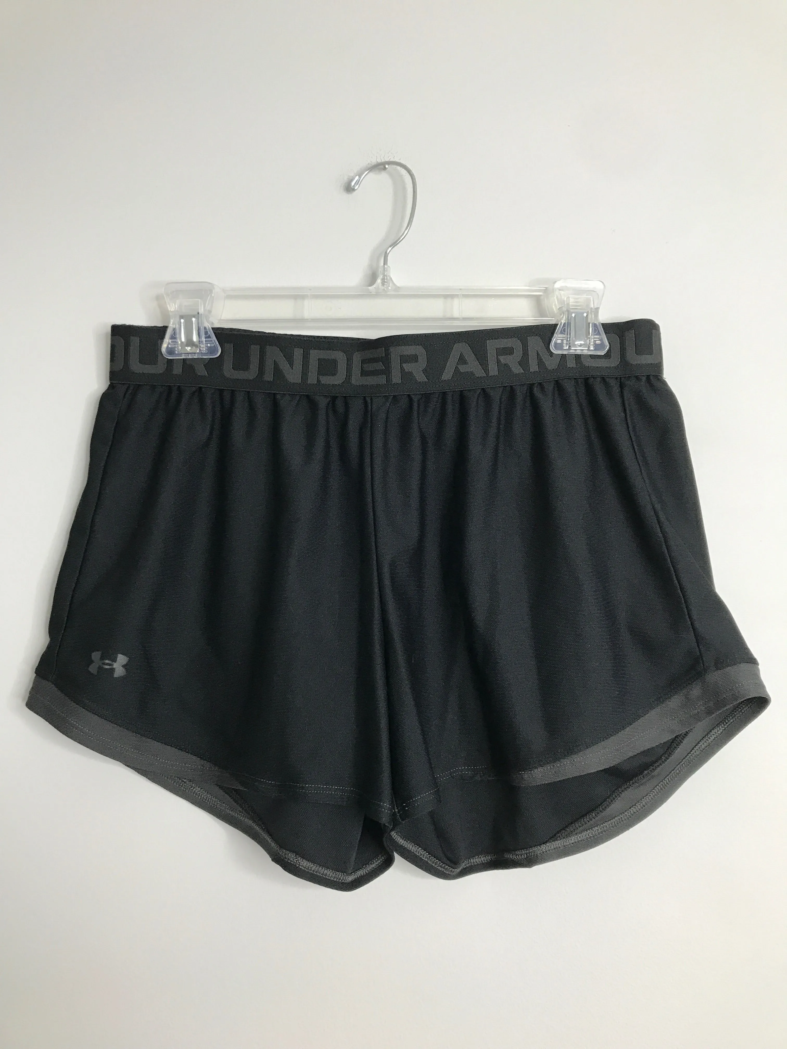 Womens Size Lg Misses Black UA Athletic Shorts