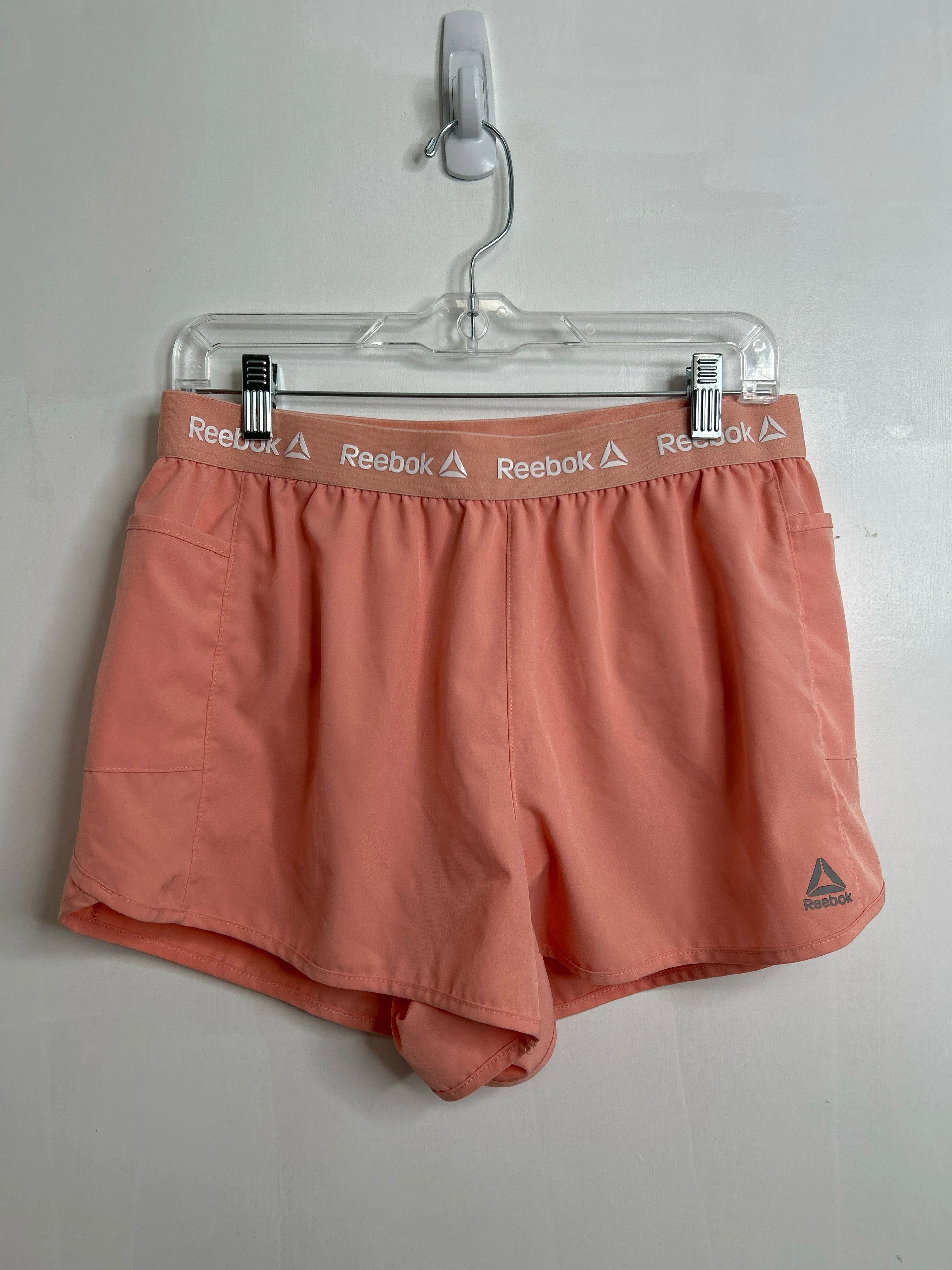 Womens Size Lg Misses Pink Reebok Athletic Shorts