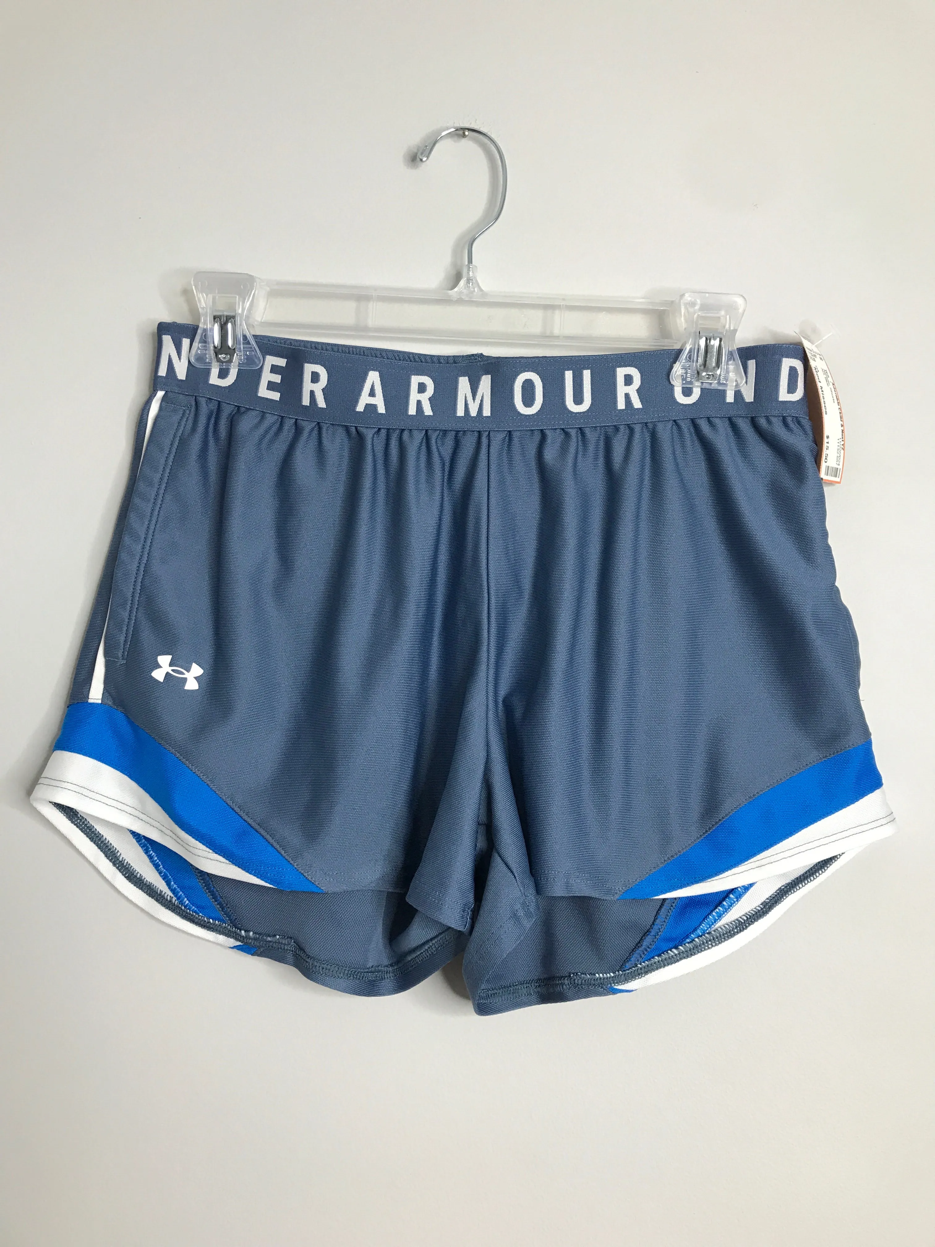 Womens Size Med Misses Blue UA Athletic Shorts