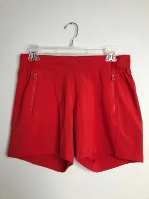Womens Size Sm Misses Red Columbia Athletic Shorts