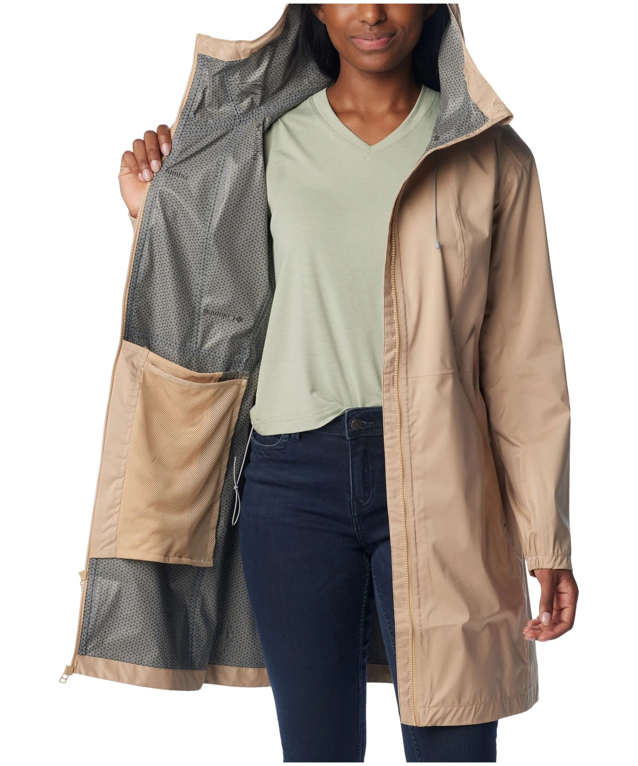 Women's Weekend Adventure Long Rain Shell