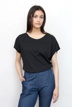 Women's Yoke Tee - Black