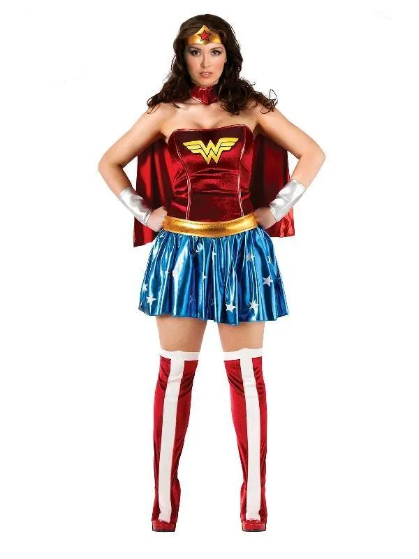 Wonder Woman Curvy Plus Size Classic Costume