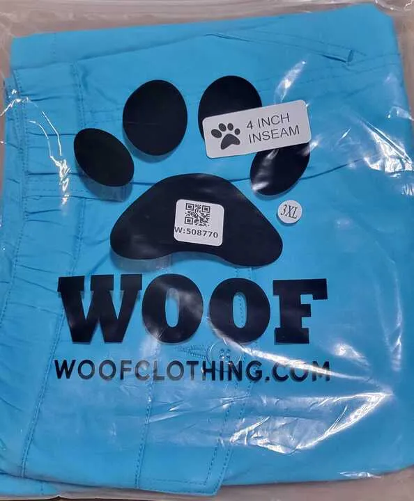 WOOF Commando-Safe Mesh-Lined Men's Short Chino Shorts - 4 inch - Seasides,3xl