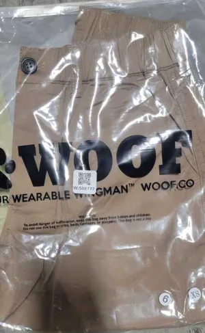 WOOF Commando-Safe Mesh-Lined Men's Short Chino Shorts - 6 inch - Classics,xs