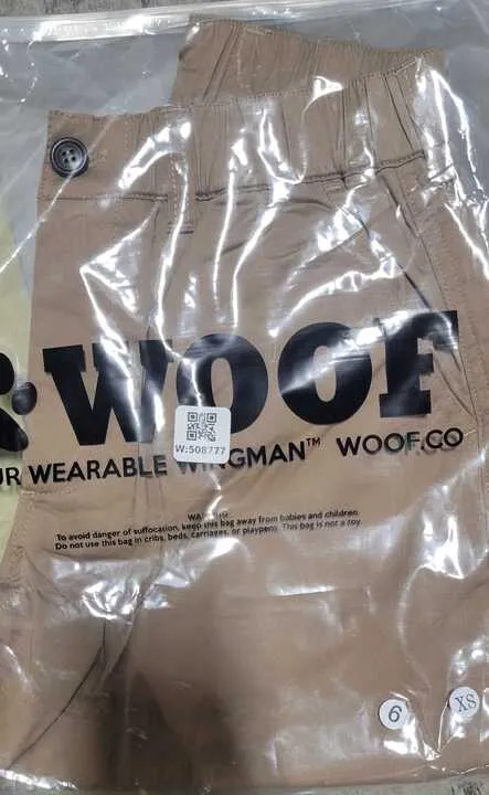WOOF Commando-Safe Mesh-Lined Men's Short Chino Shorts - 6 inch - Classics,xs