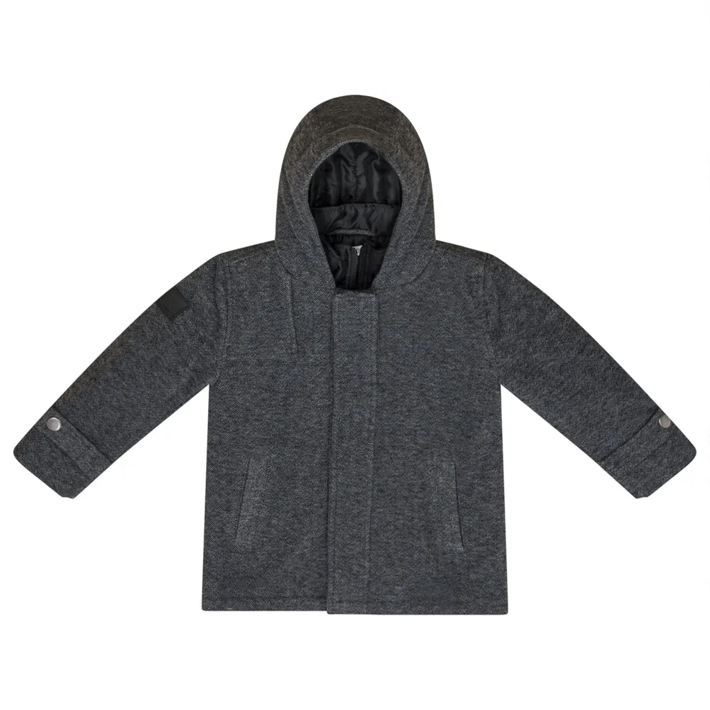 Wool black jacket by Mann