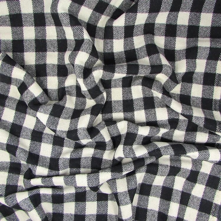 Wool Black/Lt Grey Check [100-299]