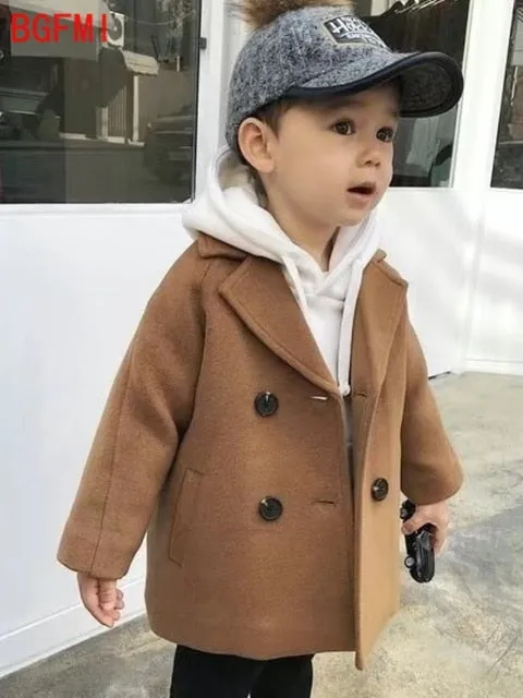 Wool Double-breasted Coat