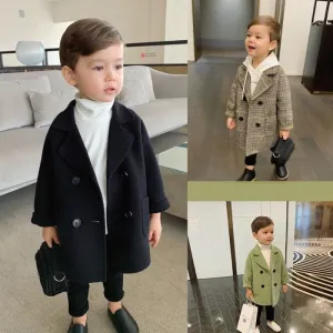 Wool Double-breasted Coat