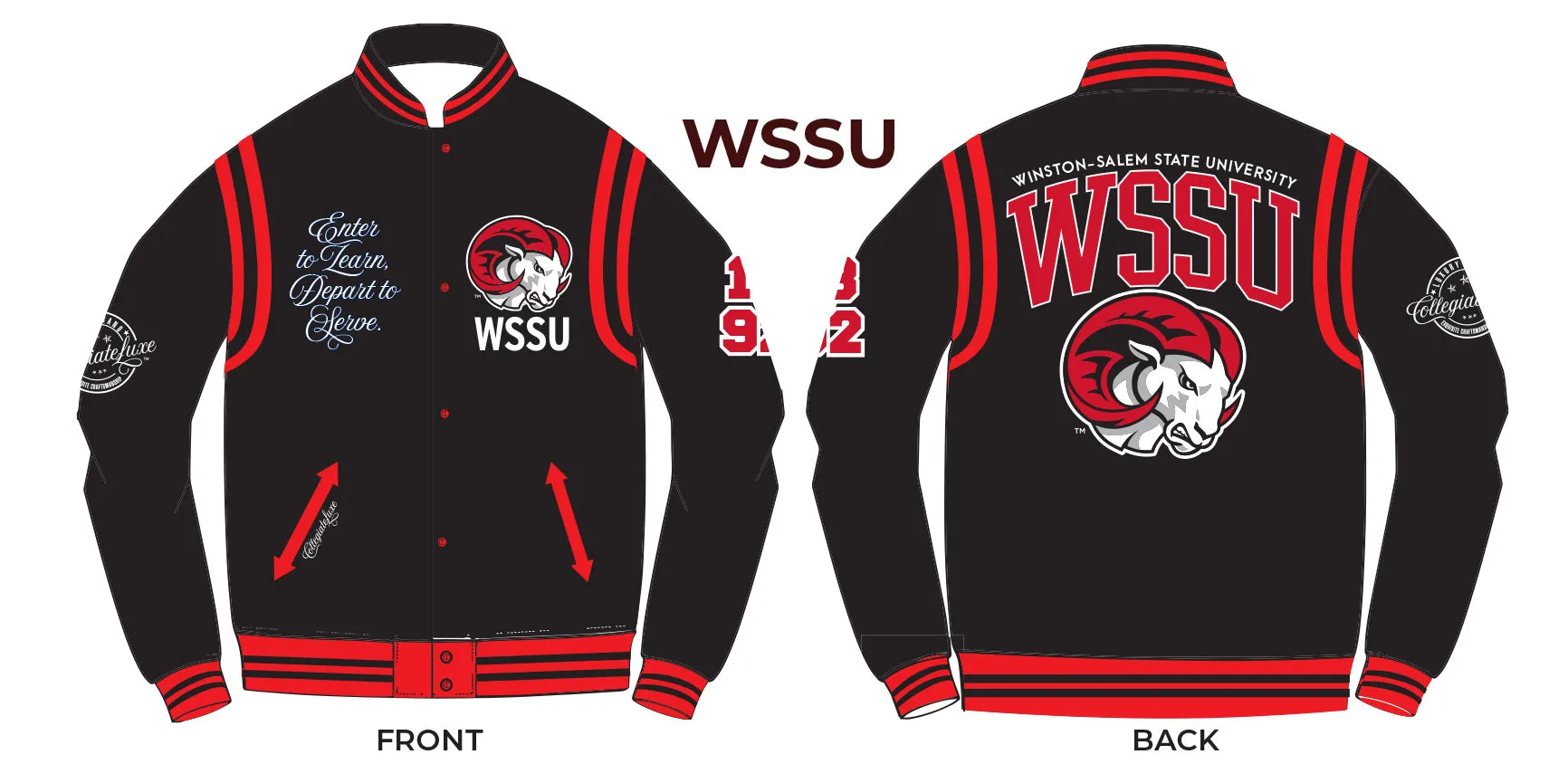 WSSU | VARSITY JACKET Unisex (Ari)