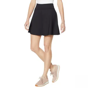 WVVY Plus Size Pull On Skater Skirt With Shorts