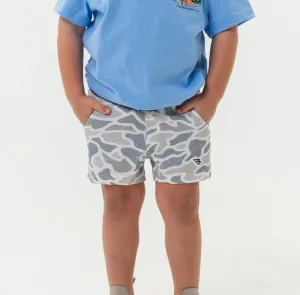 Youth Athletic Short White Camo