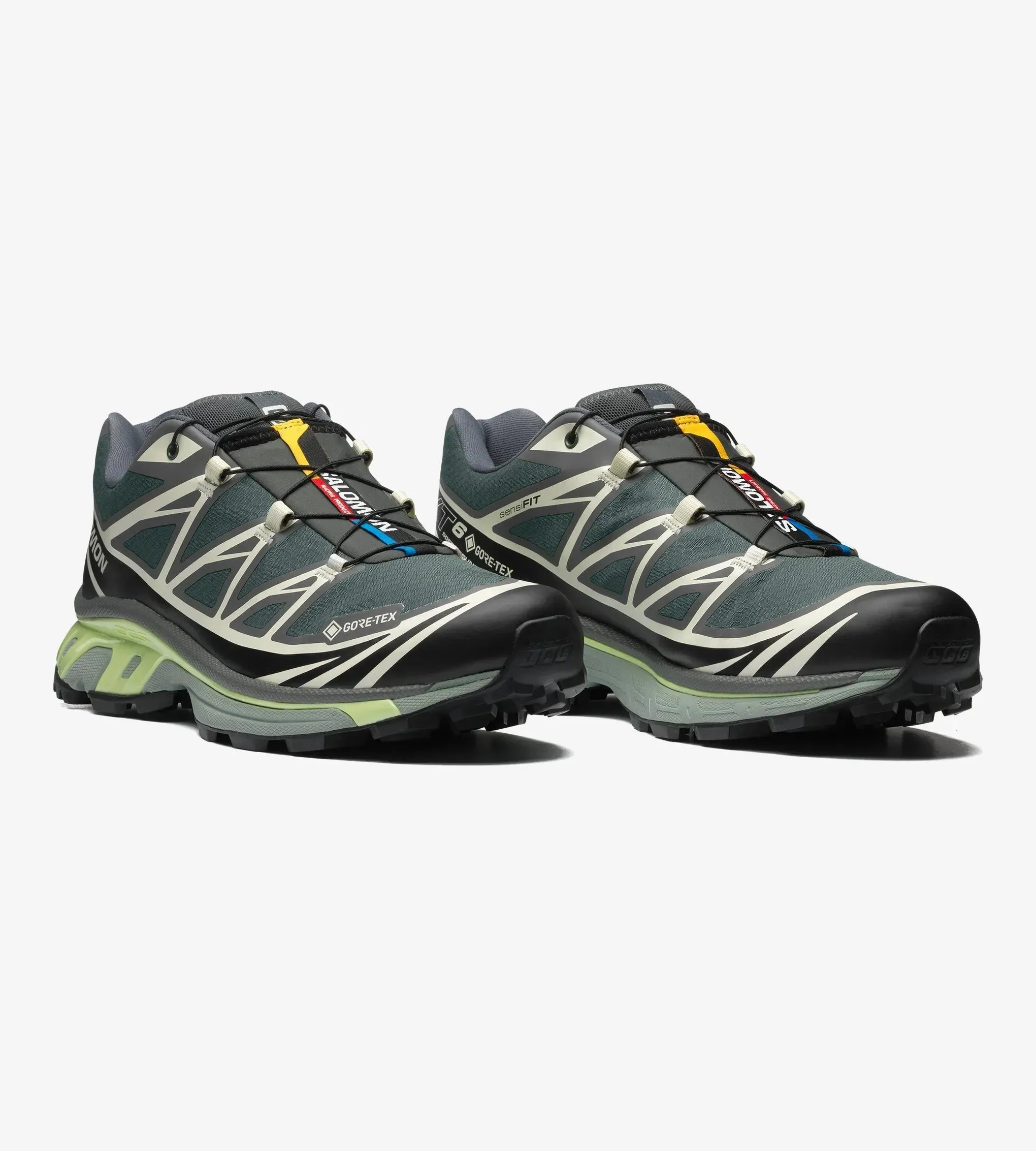Zapatillas SALOMON XT-6 Gore-Tex Urban Chic Black Lime Green