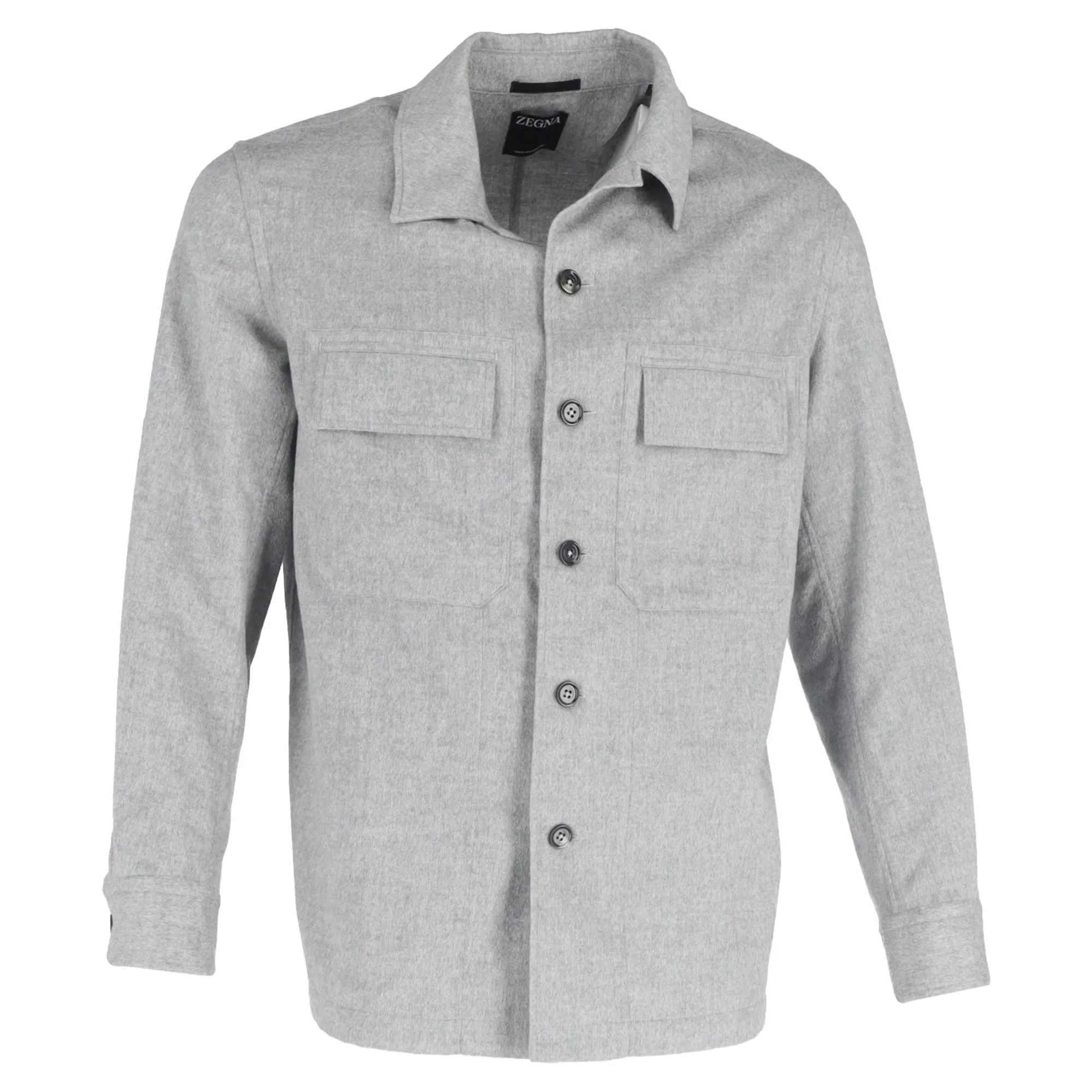Zegna shirt jacket with pockets