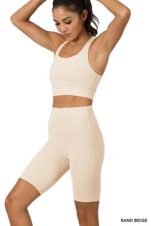 ZENANA Athletic Tank Top & Biker Shorts Set