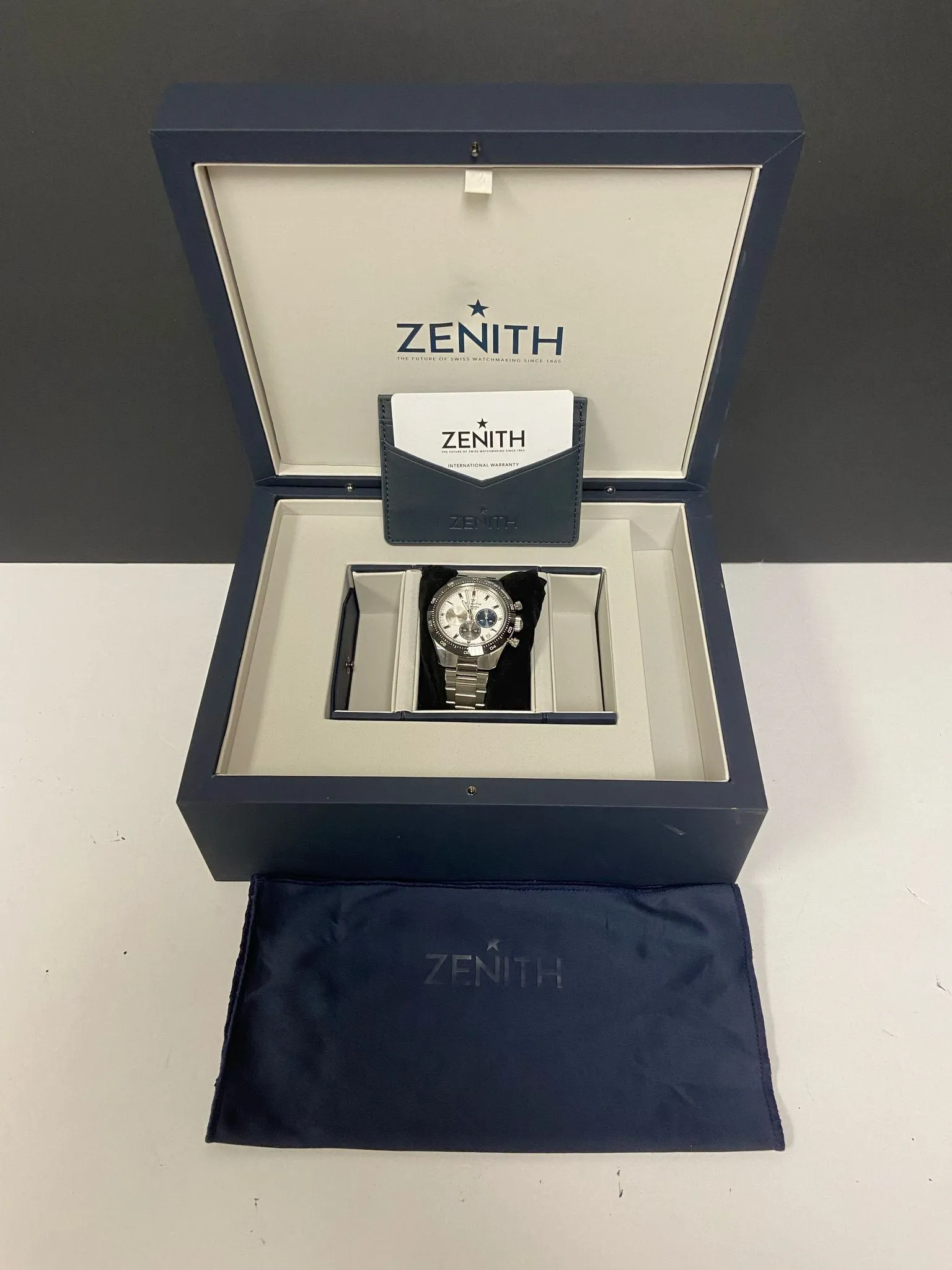 Zenith El Primero Chronomaster Sport 03.3100.3600/69.M3100 White Tri-Color Dial Automatic Men's Watch