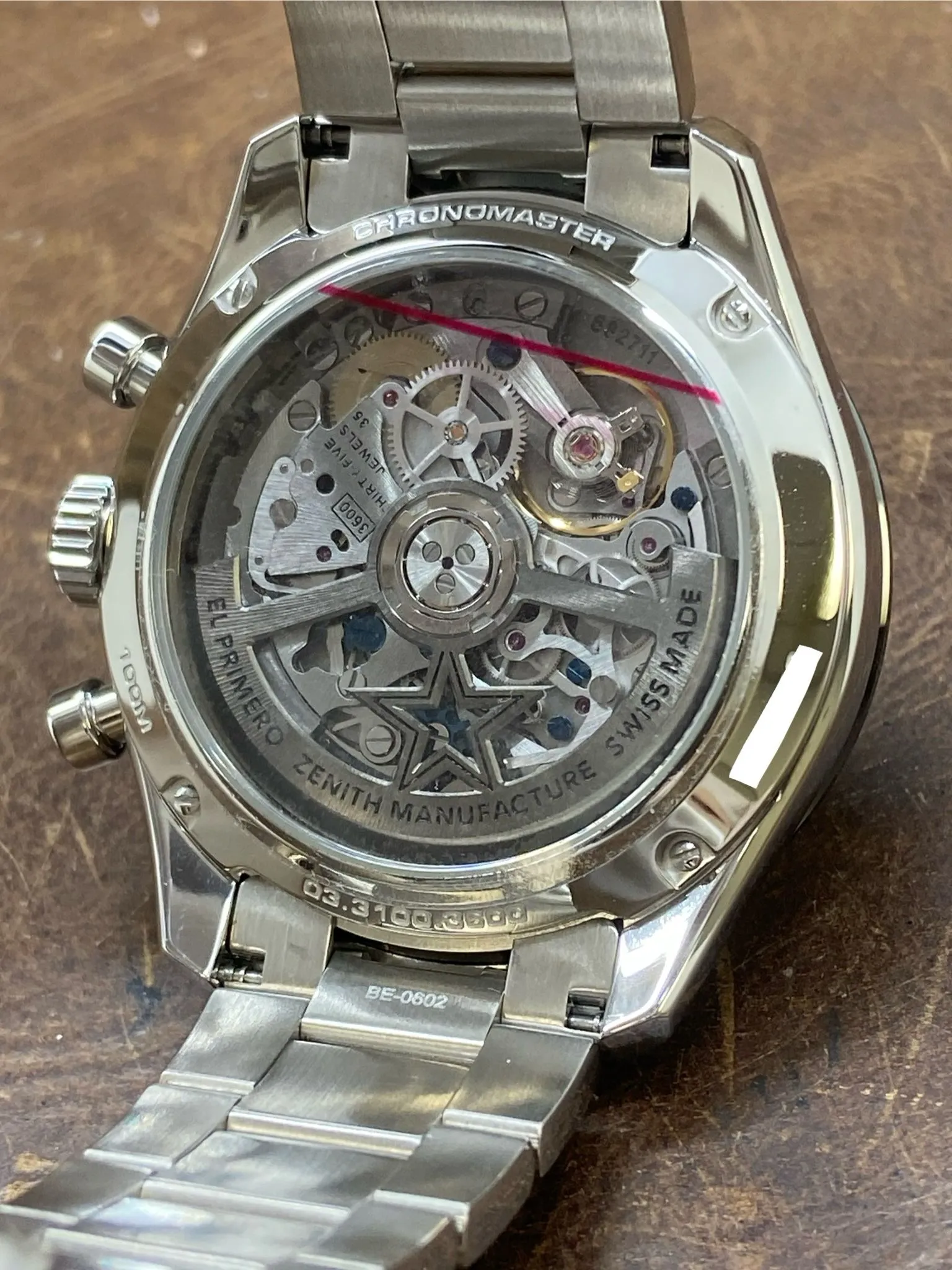 Zenith El Primero Chronomaster Sport 03.3100.3600/69.M3100 White Tri-Color Dial Automatic Men's Watch